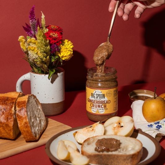 Limited Batch Gingerbread Crunch Almond & Pecan Butter