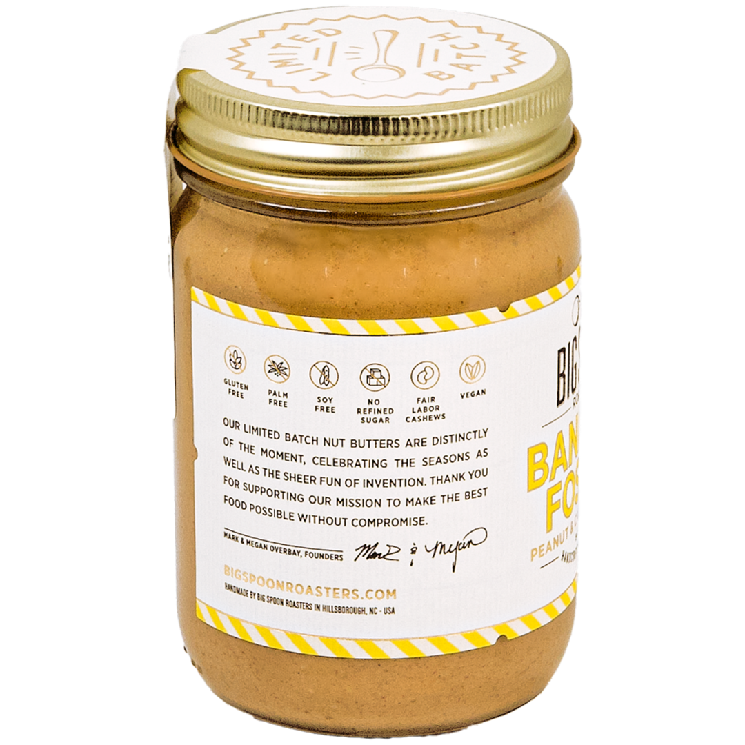 jar of Bananas Foster - side