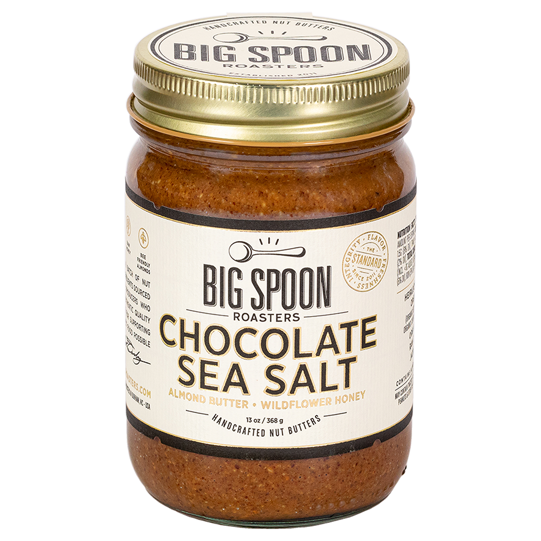 jar of Chocolate Sea Salt Almond Butter
