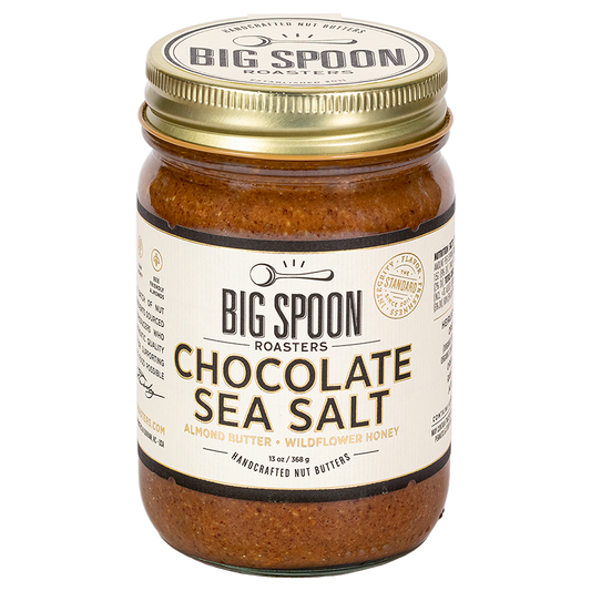 jar of Chocolate Sea Salt Almond Butter