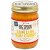 front of the jar of Lum Lum Thai Curry Peanut & Cashew Butter
