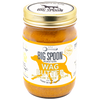 Jar of Big Spoon Roasters Wag Butter pumpkin spice recipe peanut butter for dogs on a white background