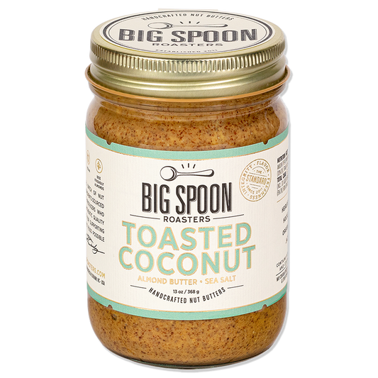 13oz jar of Toasted Coconut Almond Butter
