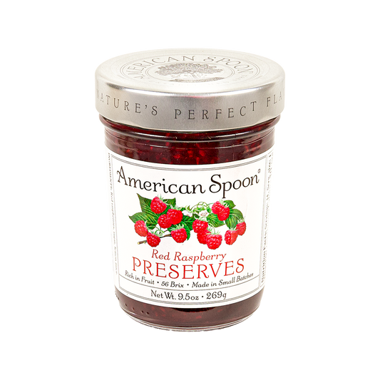 jar of American Spoon Red Raspberry preserves