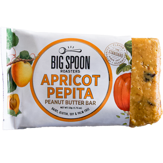 Apricot Pepita Peanut Butter Bar open