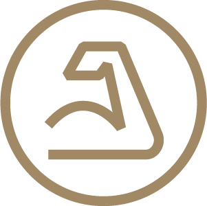 Strong arm icon