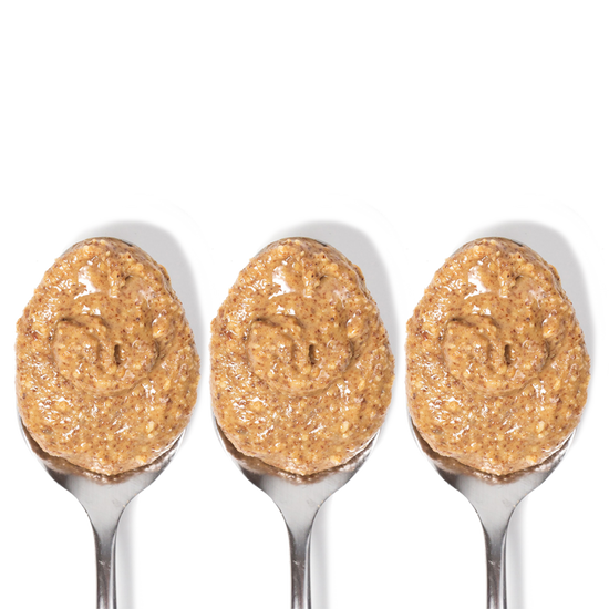 3 spoons full of almond butter