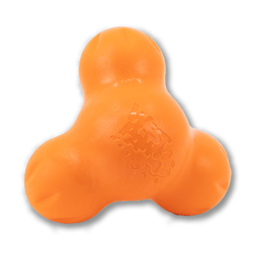 Tangerine West Paw Tux Toy - front