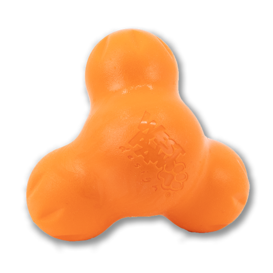 Tangerine West Paw Tux Toy - front