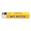 Big Spoon Roasters yellow matchbox reading "PROUD NUT BUTTER ACTIVIST"