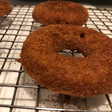 carrot cake baked donuts