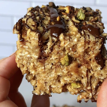 Pistachio Crunch Rice Crispy Treat