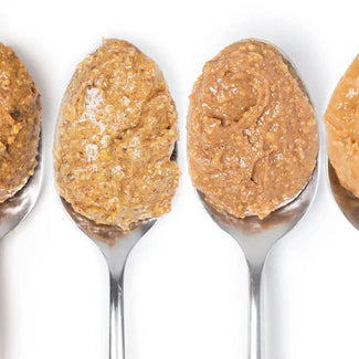 four spoons of nut butter