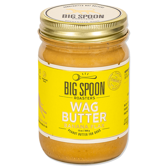 jar of Wag Butter - Banana Flax recipe