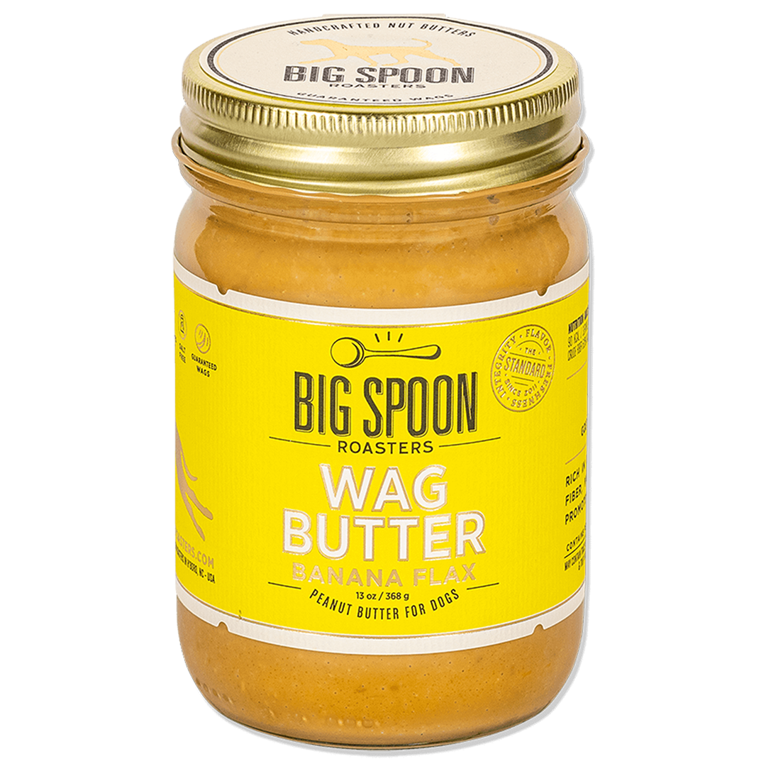 jar of Wag Butter - Banana Flax recipe