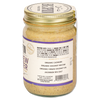 side of jar of Cashew Butter with Coconut Nectar, showing ingredients and nutrition facts