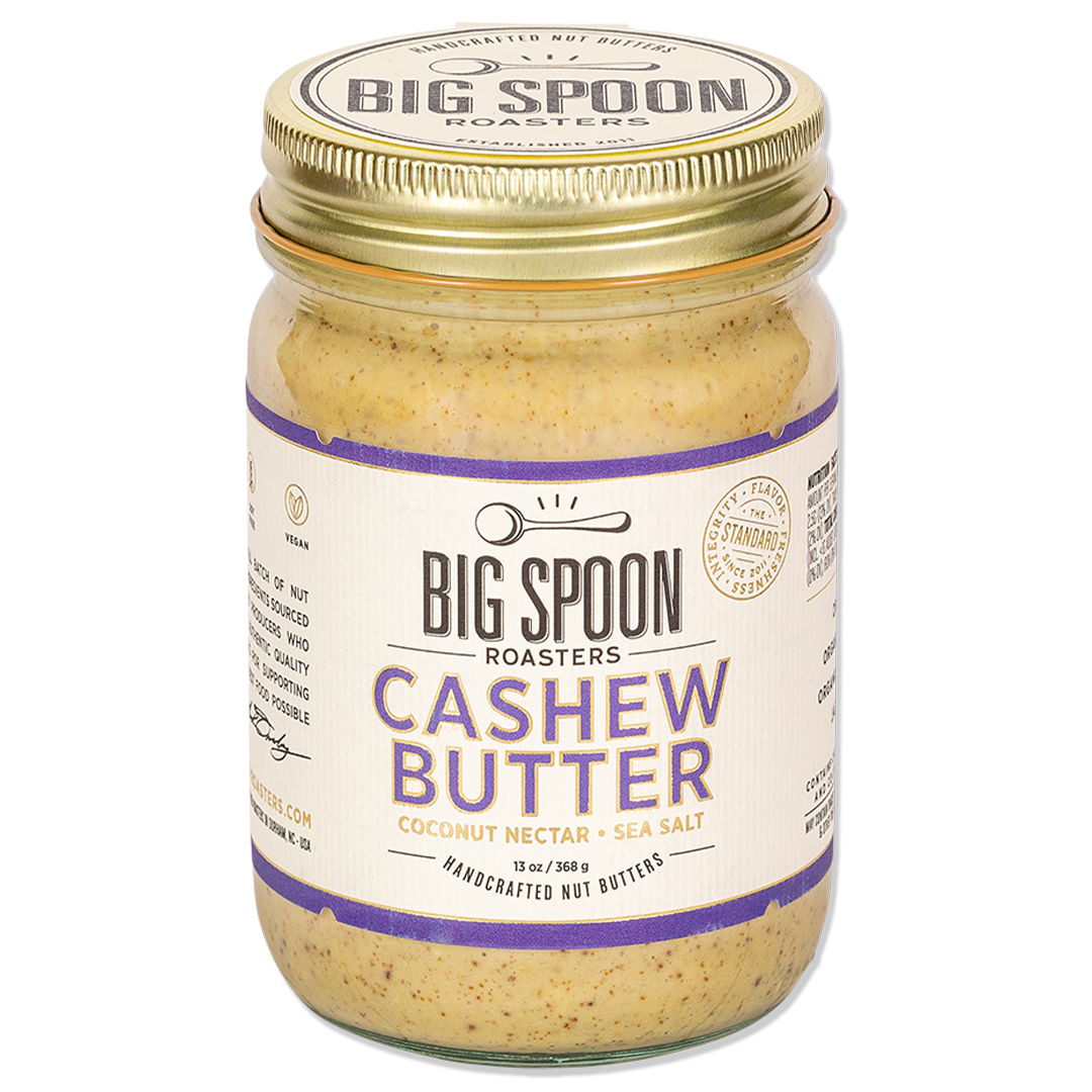 jar of Cashew Butter with Coconut Nectar