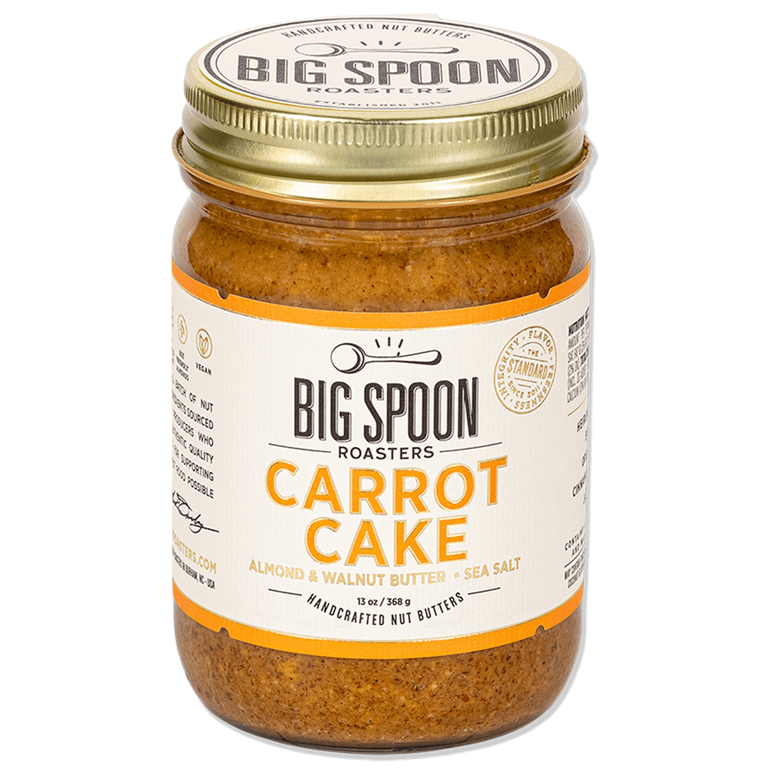 jar of Carrot Cake Almond & Walnut Butter