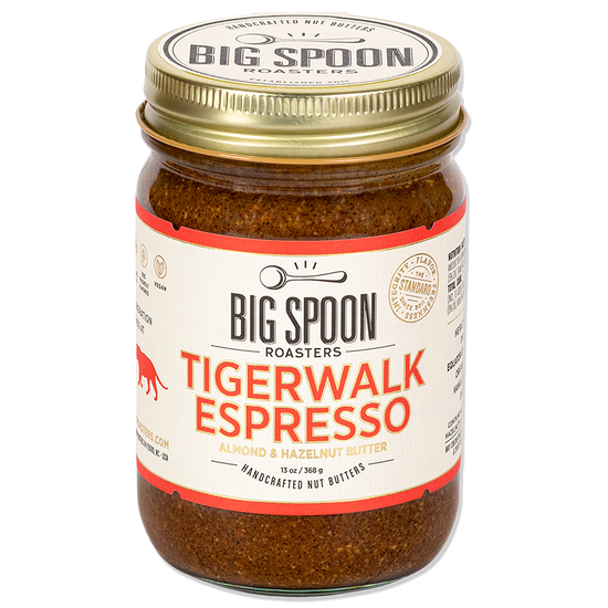 jar of Tigerwalk Espresso Almond & Hazelnut Butter