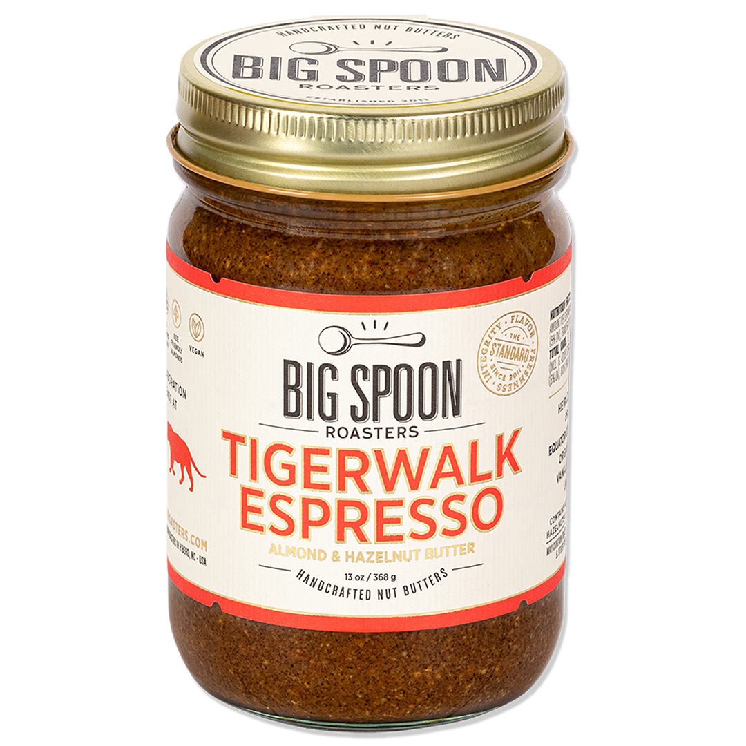 jar of Tigerwalk Espresso Almond & Hazelnut Butter