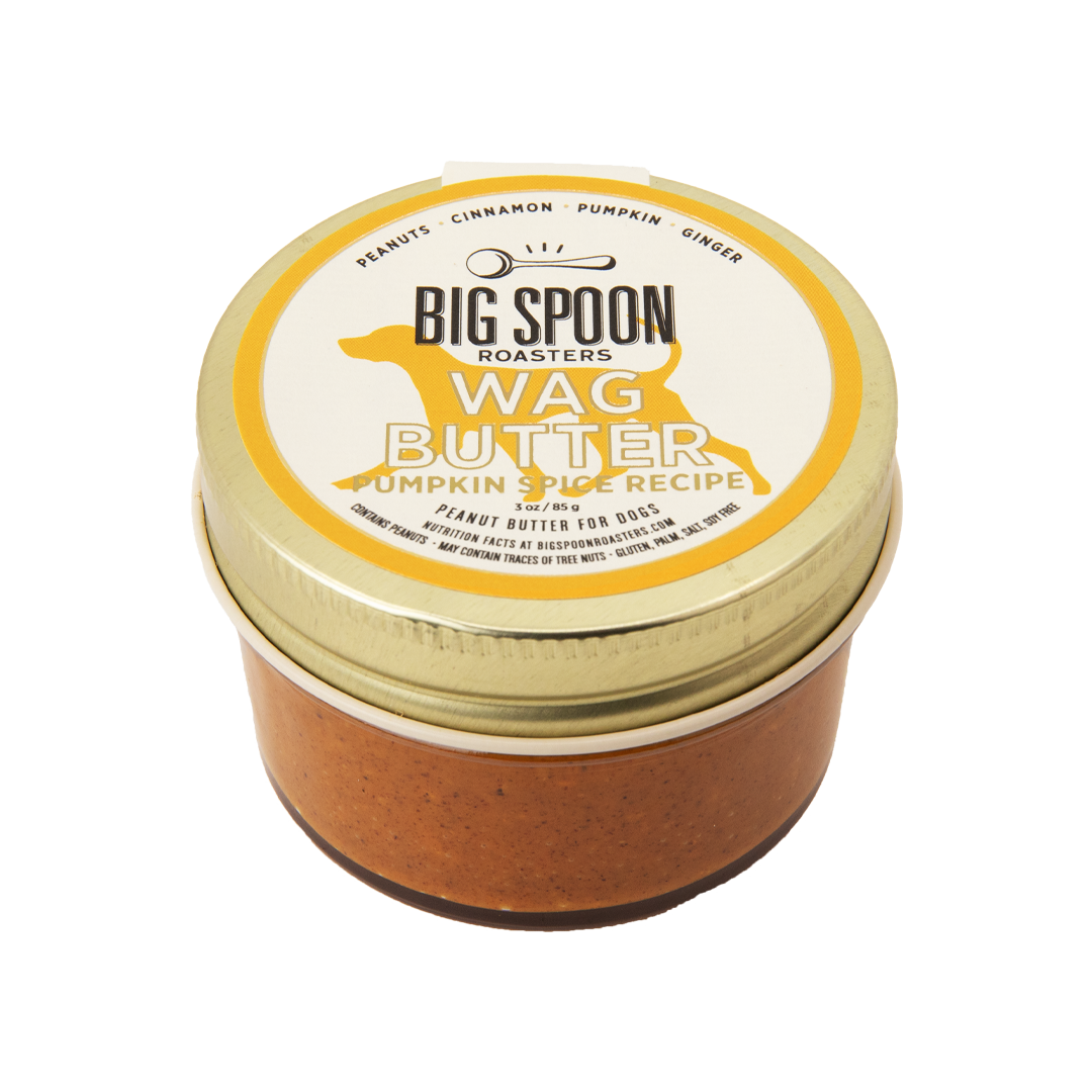 3oz jar of Pumpkin Spice Wag Butter