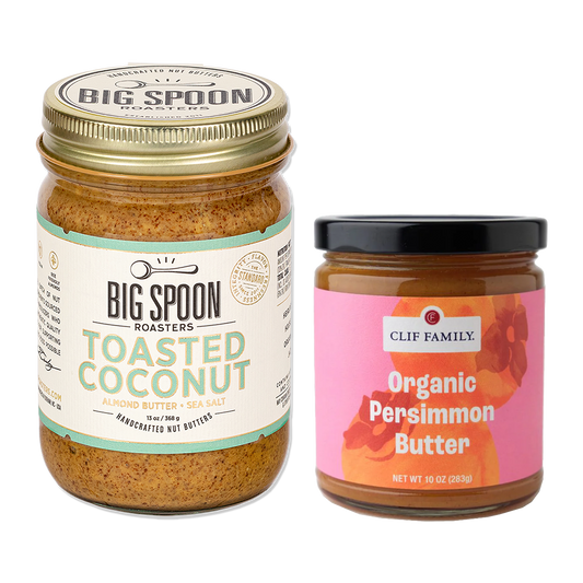 October Featured AB&J - Toasted Coconut + Clif Family Organic Persimmon Butter