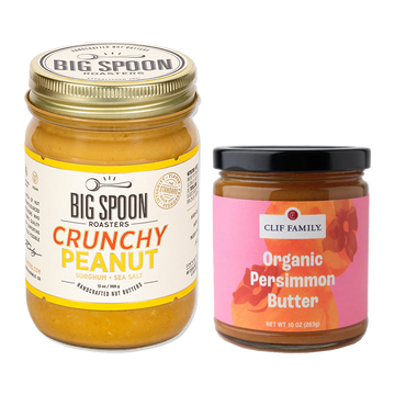 October Featured PB&J - Crunchy Peanut + Clif Family Organic Persimmon Butter