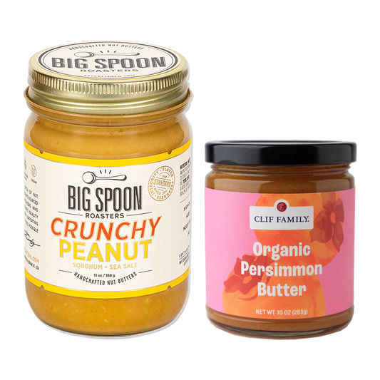 October Featured PB&J - Crunchy Peanut + Clif Family Organic Persimmon Butter