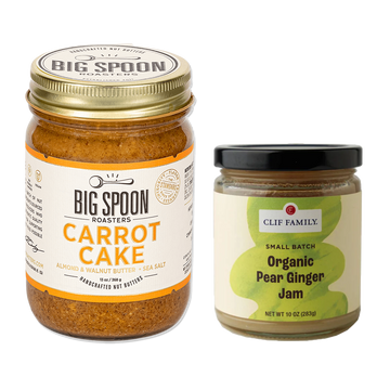 November Featured AB&J - Carrot Cake + Clif Family Organic Pear Ginger Jam