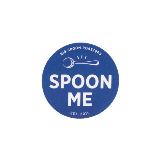 Big Spoon Roasters Spoon Me Sticker - Cashew Butter Blue