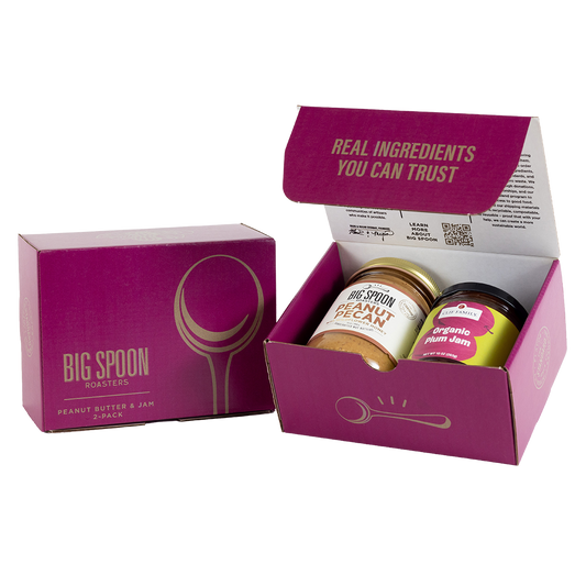 SEP/OCT Featured PB&J - Peanut Pecan + Clif Family Organic Plum Jam