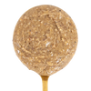 Closeup of spoonful of Eggnog nut butter