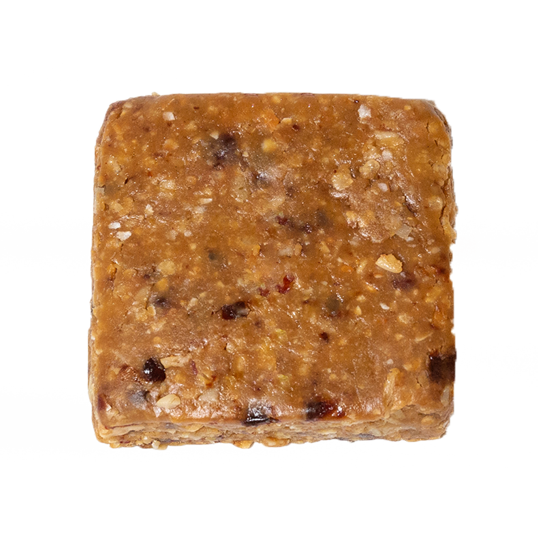 Cherry Chocolate Peanut Butter Bar, unwrapped