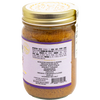 Jar of Sugar Plum Almond Butter displaying ingredients and nutrition facts