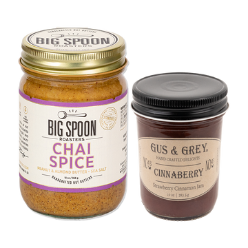 September Featured PB&J - Chai Spice + Gus & Grey Strawberry Cinnamon Jam