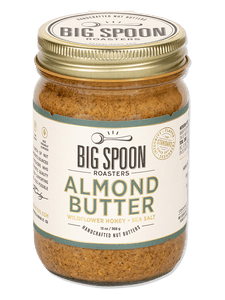 13oz jar of Big Spoon Roasters Almond Butter