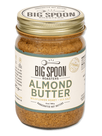 Almond Butter with Wildflower Honey jar
