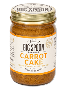 13oz jar of Carrot Cake Almond & Walnut Butter