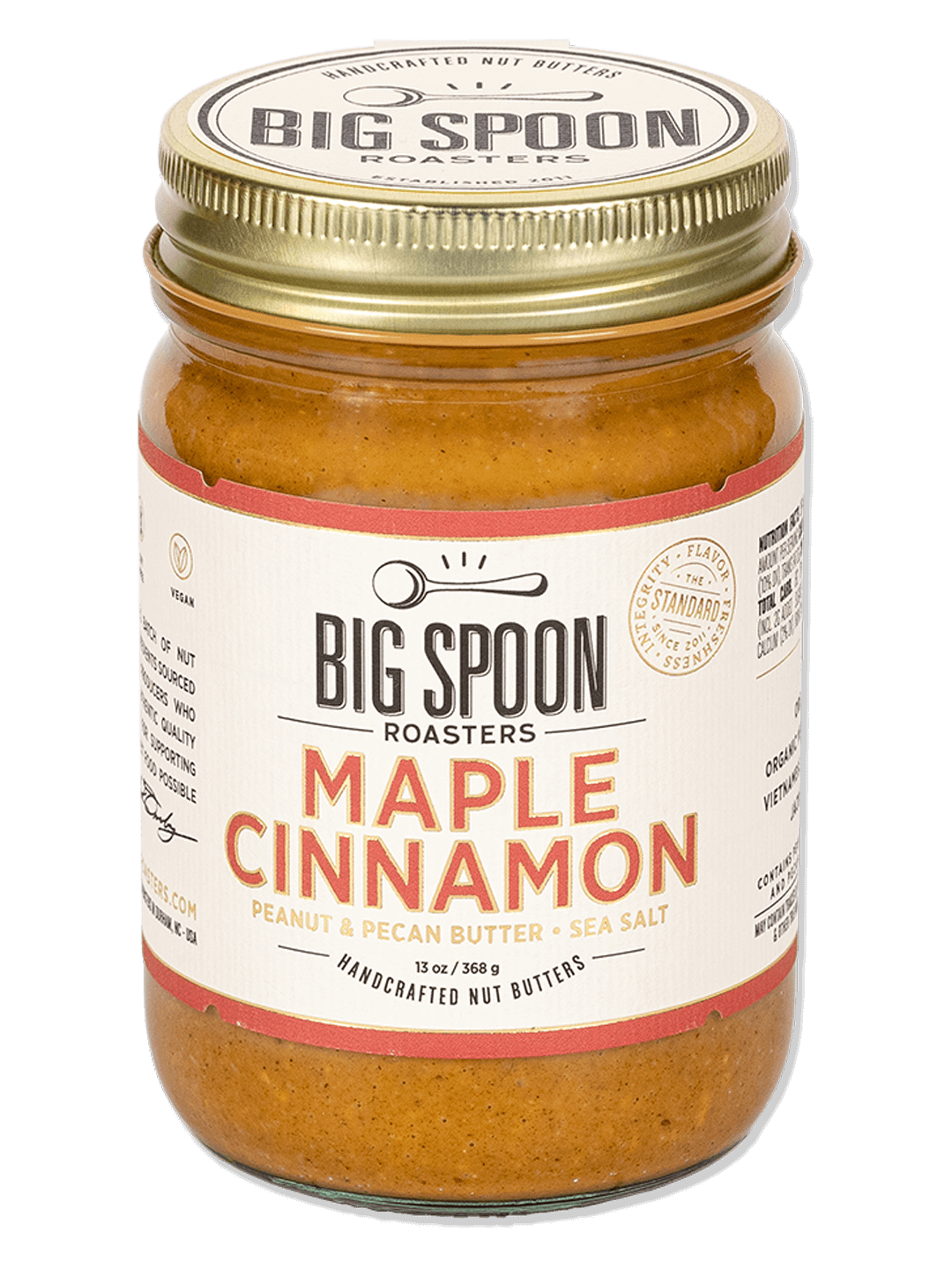 Maple Cinnamon Peanut & Pecan Butter jar